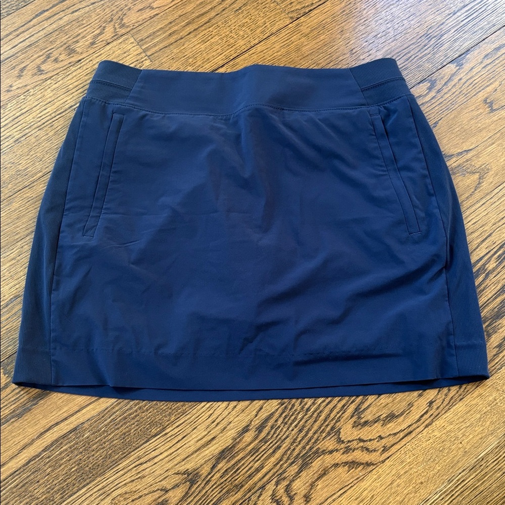 Athleta navy Athletic Skort with Side Pockets, 12